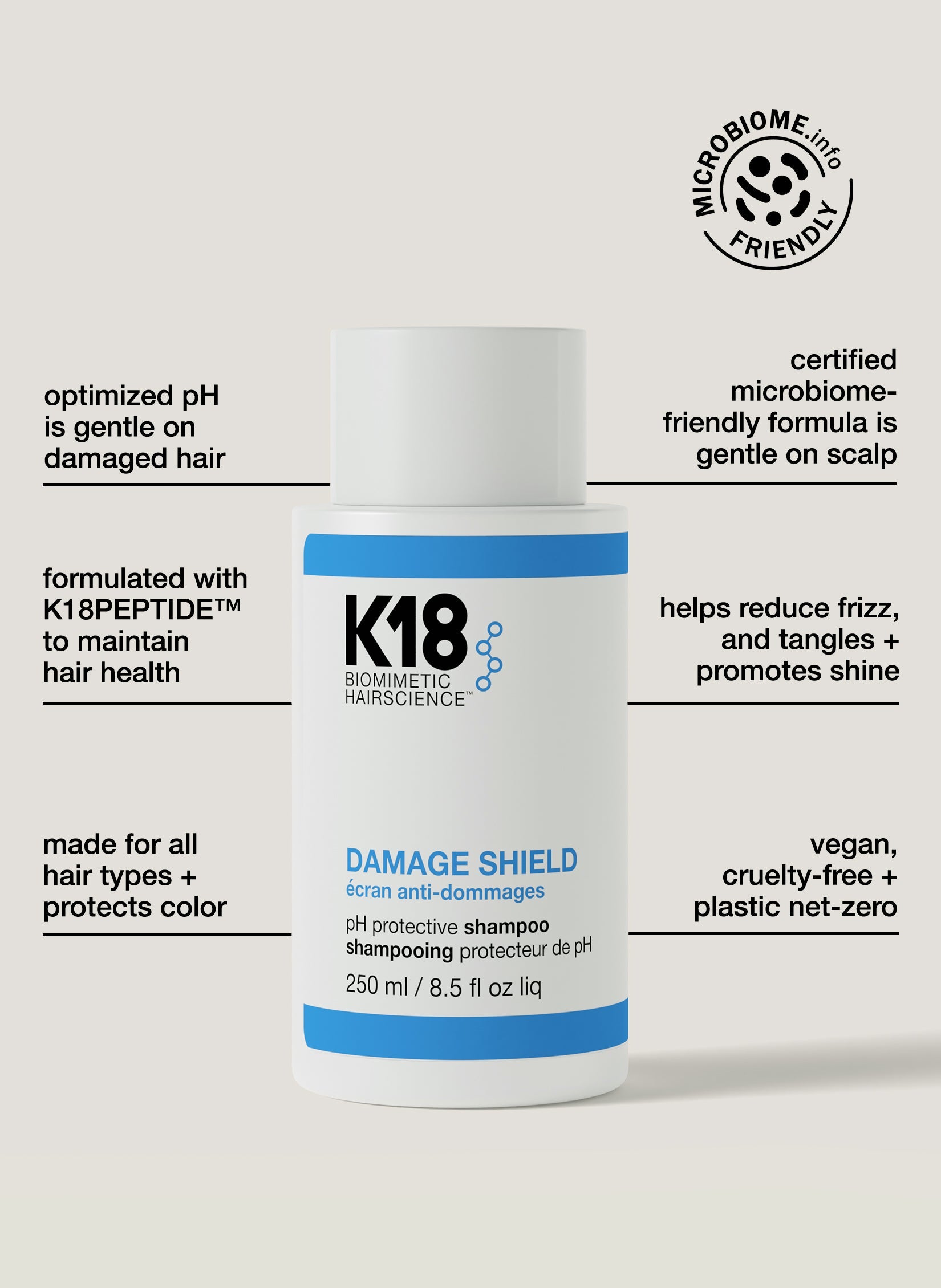 DAMAGE SHIELD protective shampoo 8.5oz